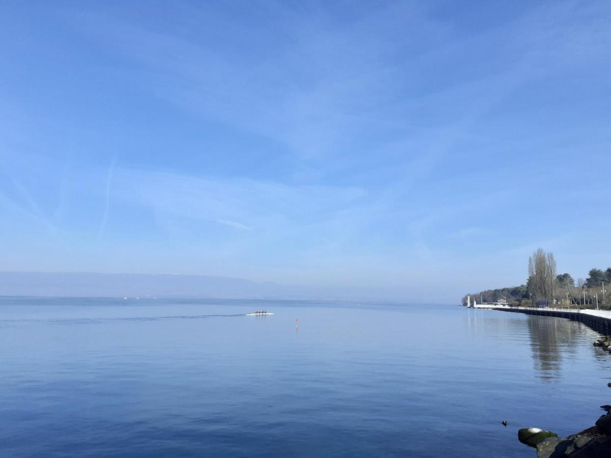 Charmant Appartement A 150 M Des Thermes Et Du Centre Ville Thonon-les-Bains Bagian luar foto